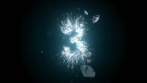 5 second Count down opening intro animation Stock Footage 171304543