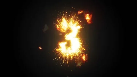 5 second Count down opening intro animation Stock Footage 171304789