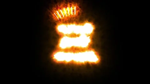 5 second countdown in Chinese numerals. Stock Footage 309841814