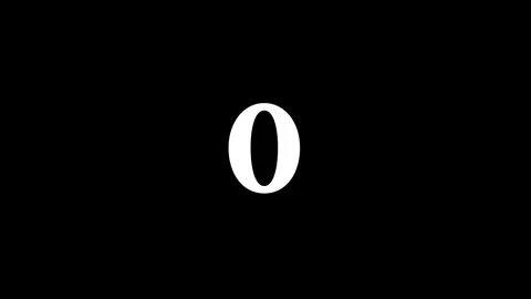5 second Countdown glitch Stock Footage 311758457