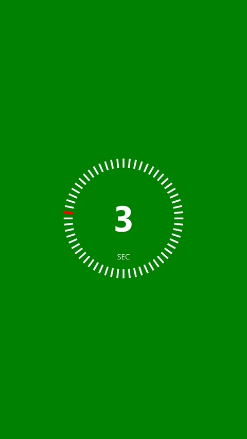 5 Second Countdown Timer Animated Vertic... | Stock Video | Pond5