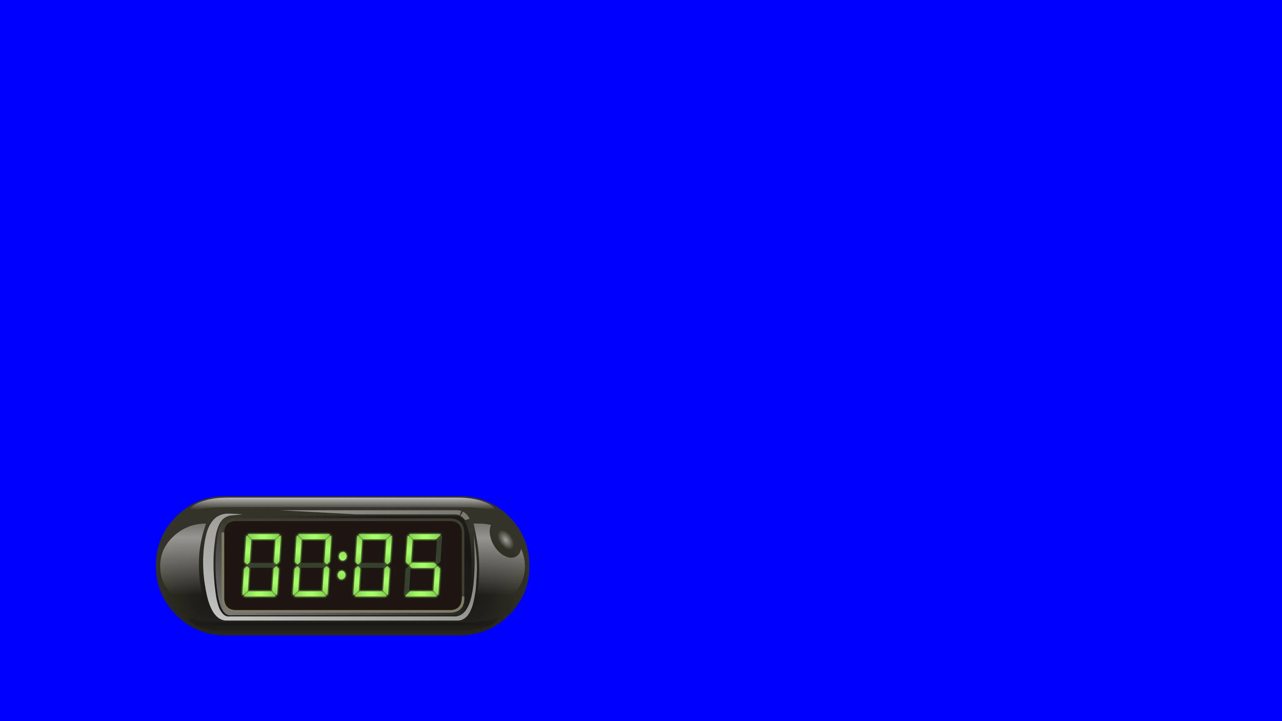 Digital countdown timer, Stock Video