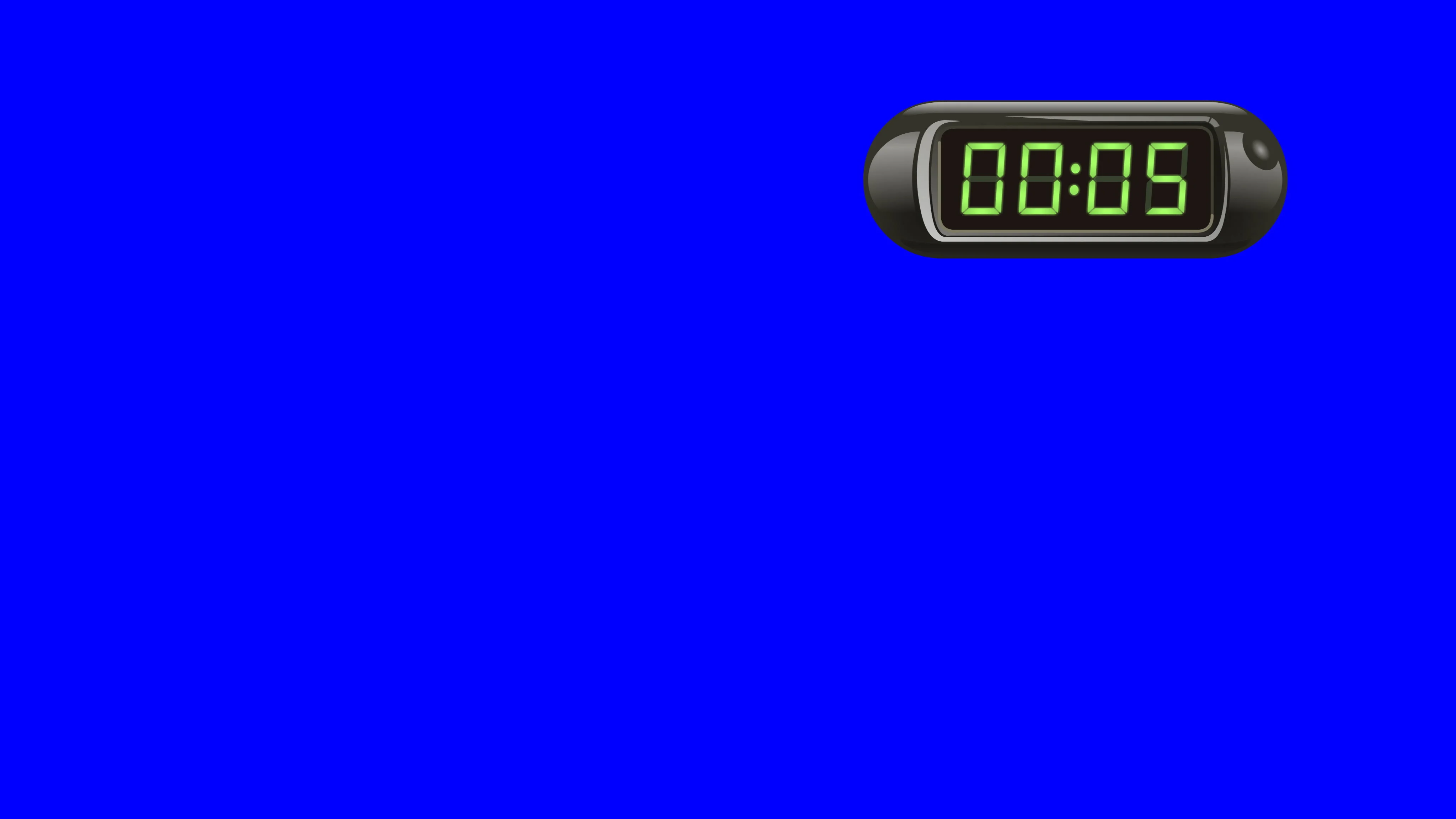 Digital countdown timer, Stock Video