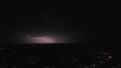 5 Second Lightning Stock Footage 304255402