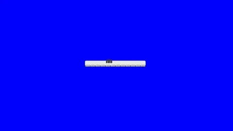 5 Second Piano Bar Hands on Blue Background Stock Footage 288825195