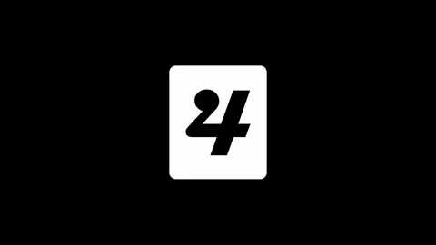 5 Seconds Timer Card Landscape Black White Screen Stock Footage 281793900