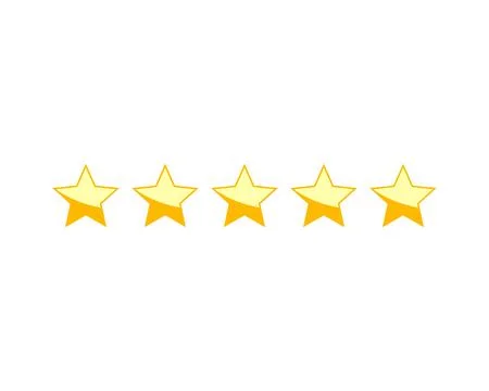 5 star rating icon vector illustration 库存插图