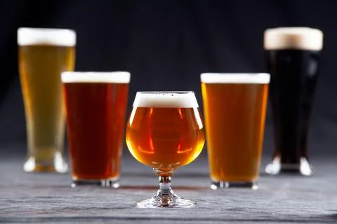 5 Style of Beer 写真素材