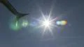 5. Sun, plane approach HD Footage