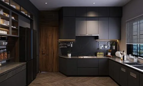 5 Tips for Creating a Stylish and Functional Kitchen Stock-Illustration