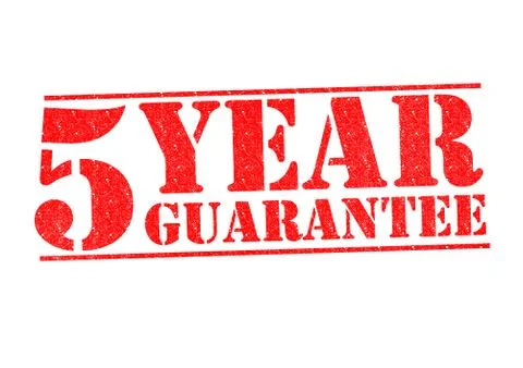 5 YEAR GUARANTEE Stock-Illustration