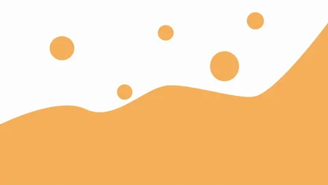 50 off, animation orange waves and balls Stock Footage 221432025