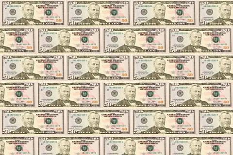 $ 50 bill Stock Illustration
