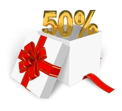 50% discount concept Stock Illustration