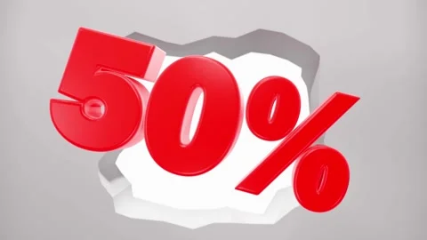 50% Stock Footage 264155333