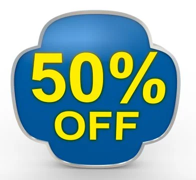 50 % off Stock Illustration