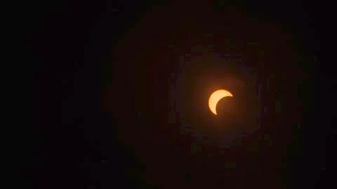 50% Partial Eclipse Stock Photos