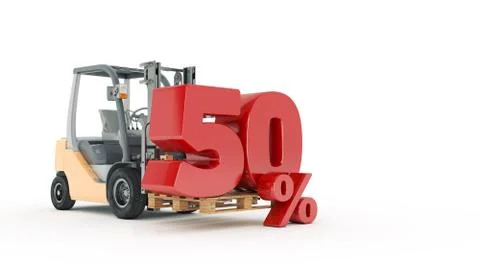 50 percent Stock Illustration