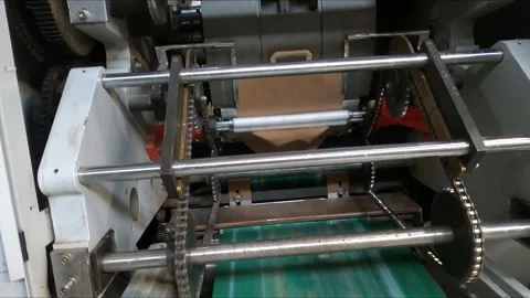 50 production bottom of the package Stock Footage 308204863