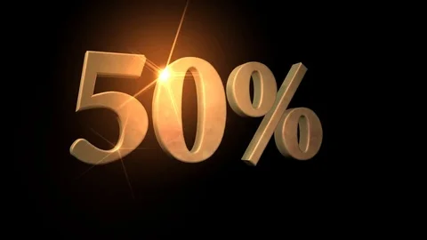 50% Sale Background Stock Footage 80171353