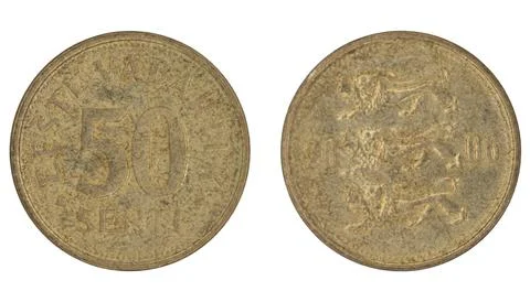 50 senti eesti Stock Photos