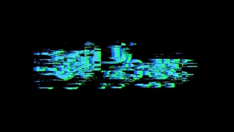 50% off text animation loop with retro glitch effect, sales, promotions, offers Stock Footage 335763265