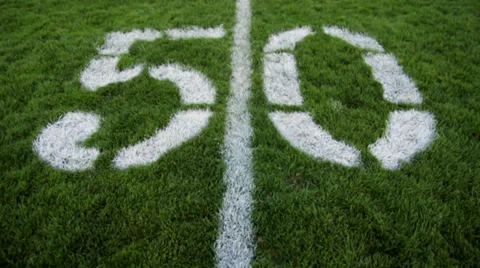 50 Yard Line Stock Footage 34850577