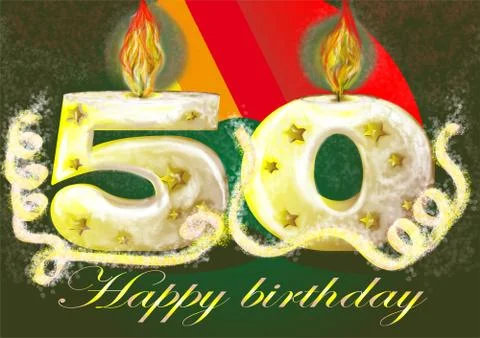 50 year Stock Illustration
