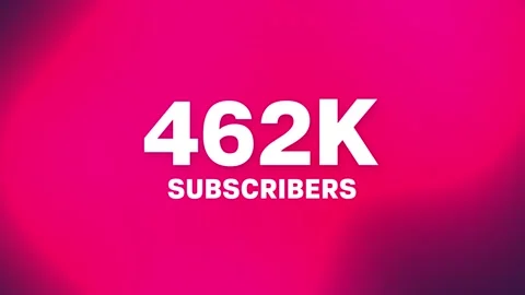 500 K Youtube Subscribers 4K Motion Video Stock Footage 318702855