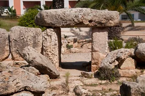 5000 year old temple Stock Photos