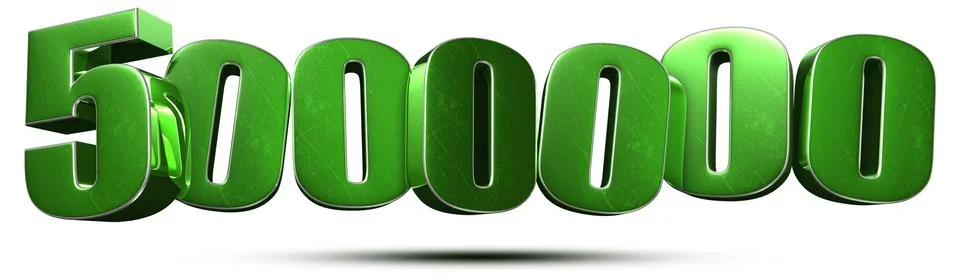 5000000 numbers. Stock Illustration