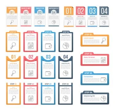 5008 - Design Elements with Numbers 26 Expanded 库存插图