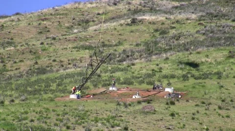 500kV Tower Construction helicopter with tower leg Stock Footage 48000019