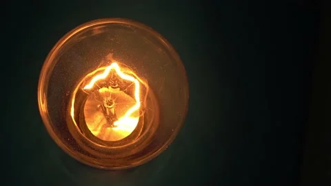 500W light bulb Stock Footage 158236169