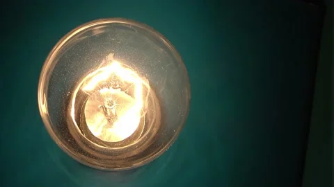 500W light bulb Stock Footage 158236238