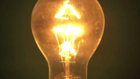 500W light bulb Stock Footage 158238070
