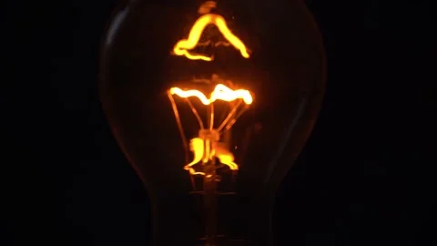 500W light bulb Stock Footage 158238101