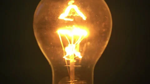 500W light bulb Stock Footage 158238107