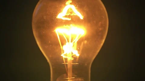 500W light bulb Stock Footage 158238139