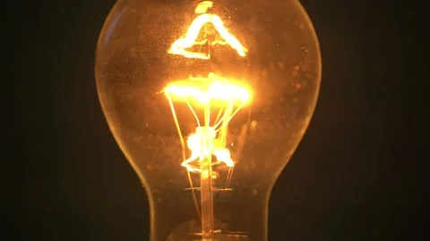 500W light bulb Stock Footage 158238155