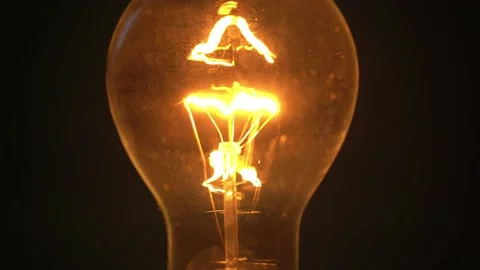 500W light bulb Stock Footage 158238219