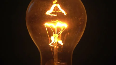 500W light bulb Stock Footage 158238247