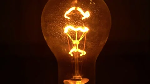 500W light bulb Stock Footage 158238392
