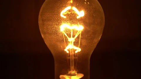 500W light bulb Stock Footage 158238539