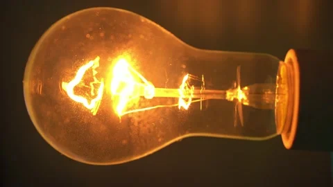 500W light bulb Stock Footage 158238541