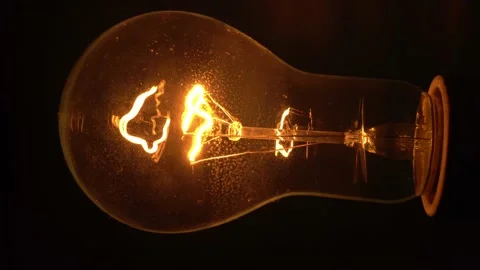 500W light bulb Stock Footage 158238543