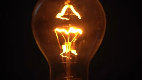 500W light bulb Stock Footage 158238659