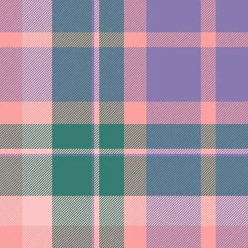 50s plaid pattern check, bag tartan vector texture. Rest textile background.. 스톡 일러스트