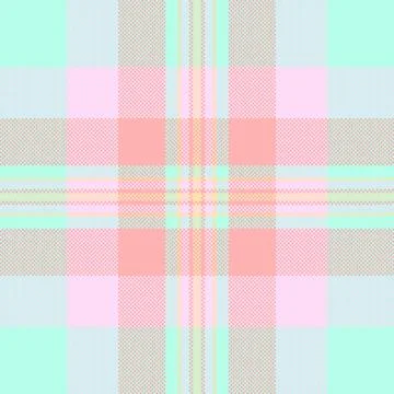 50s tartan vector check, mixed background pattern seamless. Design textile .. イラスト素材
