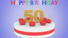 Happy Birthday Mom Cake Animation Stock Video Pond5